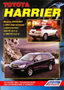 Toyota Harrier с 2003-2006 гг. Руководство по ремонту