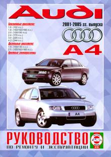 AUDI A4 с 2001 по 2005 г., бензин / дизель