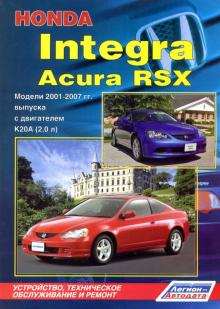 HONDA Integra / ACURA RSX, с 2001 по 2007 г., бензин