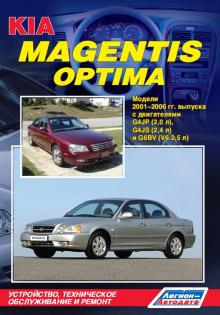 Kia  Magentis/ Kia  Optima. Модели 2001-2006 гг. выпуска 