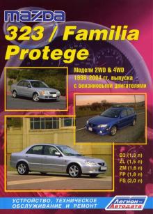 Mazda Familia / Mazda Protege/ Mazda 323 с 1998 по 2004 г, бензин