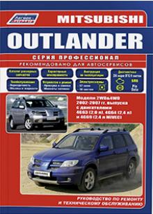 Mitsubishi Outlander с 2002-2007 гг. Серия Профессионал. Каталог авточастей