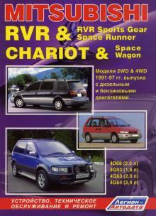 MITSUBISHI RVR & RVR Sports Gear, Space Runner / Chariot & Space Wagon, с 1991 по 1997 г., бензин / дизель