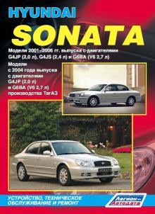 HYUNDAI Sonata, с 2001 г., бензин